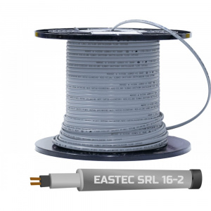 EASTEC SRL 16-2 M=16W (300М/РУЛ.),ГРЕЮЩИЙ КАБЕЛЬ БЕЗ ОПЛЕТКИ